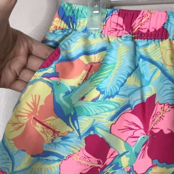 Vineyard Vines Chappy Trunks Mens medium Blue Multi Floral Board shorts swim - Picture 6 of 10